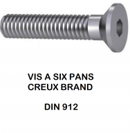 VIS A SIX PANS CREUX  ( BTR / ALLEN )